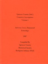 Cemetery Inscriptions Volume I