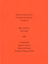 Cemetery Inscriptions Volume II
