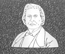 Thomas Lincoln Picture on Sandy Creek Landing Plaque