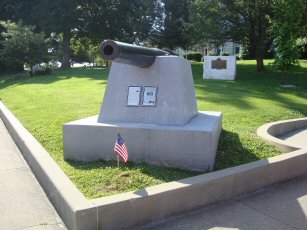 General James C. Veatch Plaques Mounted on Cannon