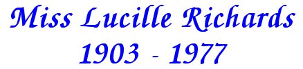 Miss Lucille Richards